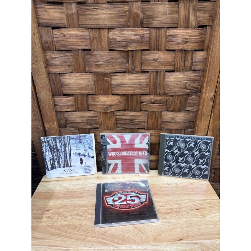 Assorted Classic Rock CD Lot - 4 Albums
